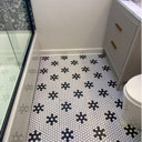 MSI White And Gray Basketweave 12" X 12" Matte Porcelain Mosaic Floor And Wall Tile & Reviews